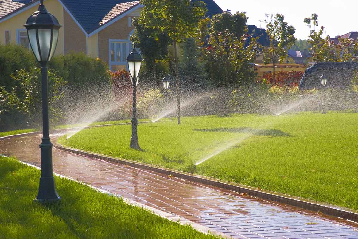 Irrigation System Installation in Cranston example 1