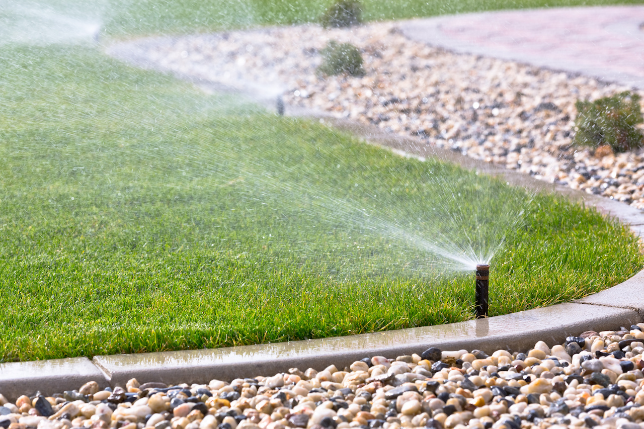 Irrigation System Installation in Cranston example 2