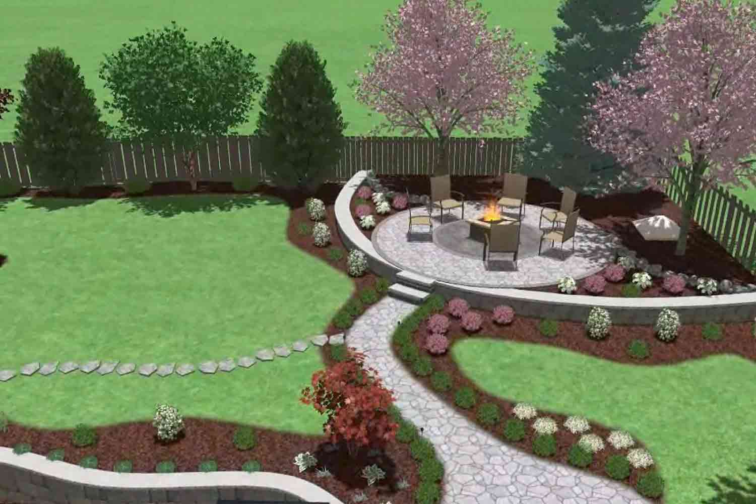 Landscape Design in Cranston example 1