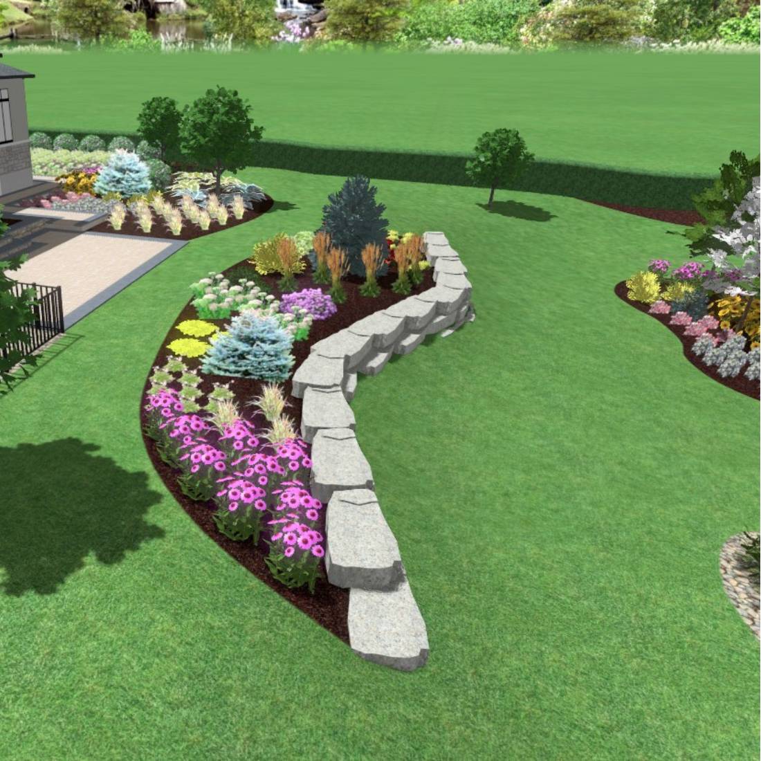 Landscape Design in Cranston example 2