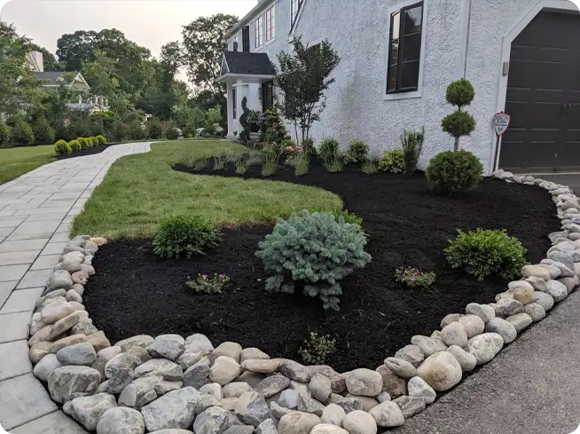 Mulch Installation in Cranston example 5