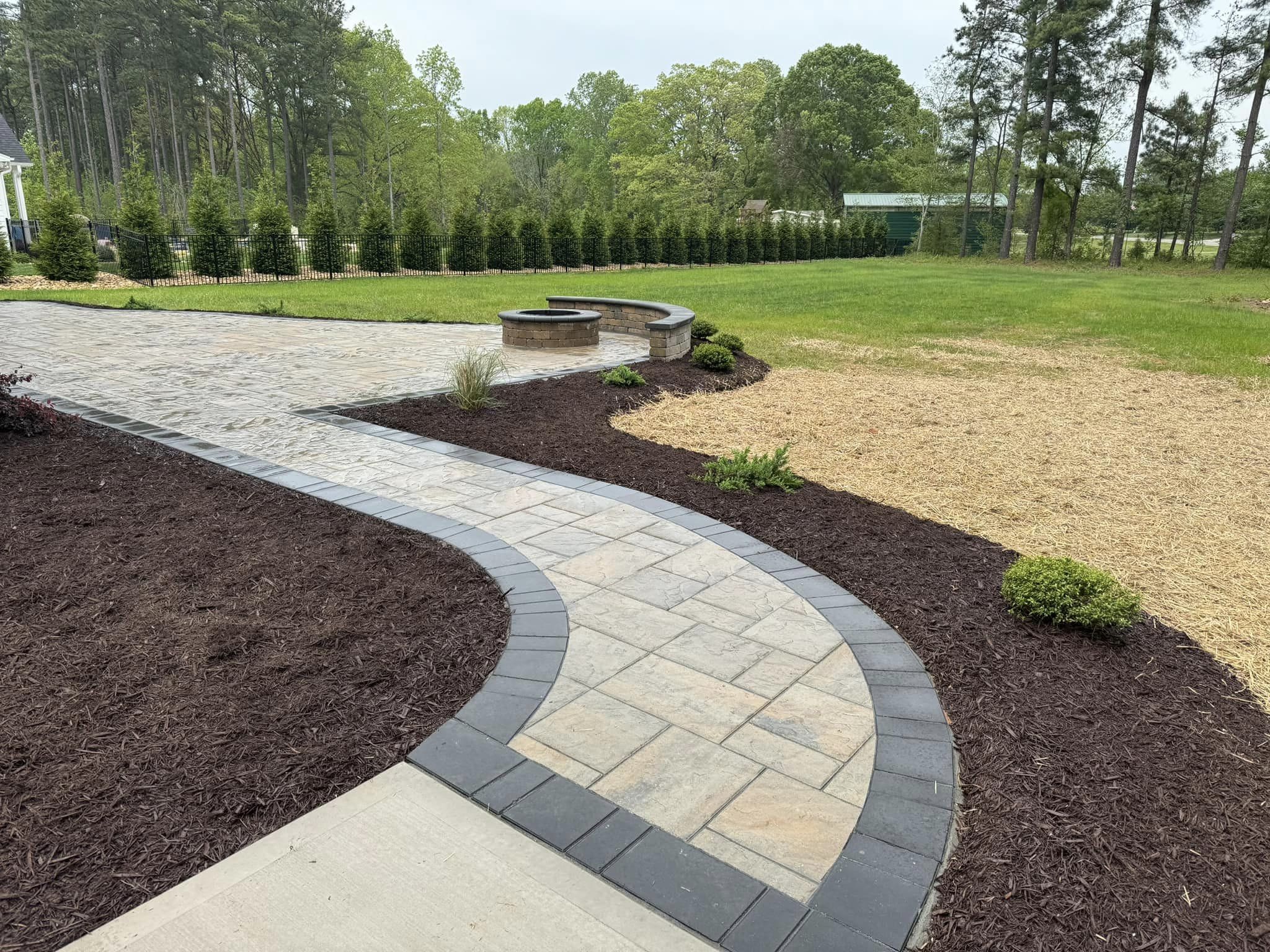 Mulch Installation in Cranston example 8