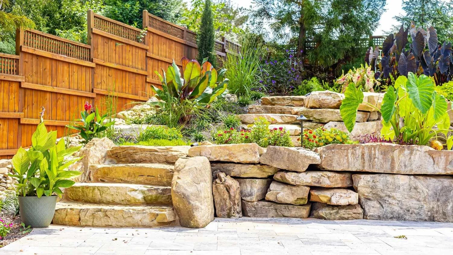 Retaining Wall Installation in Cranston example 8